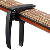 Asmuse Trigger Cejilla Guitarra Electricas Skeleton Capo para Guitarra Española Acustica Folk Ukelele Bajo instrumento…